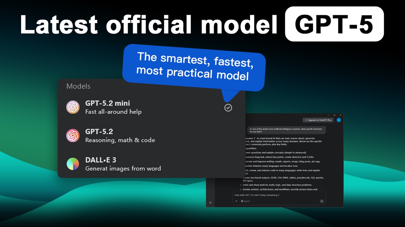 #3. Chatbot 5.2 - Developed chat gpt AI (Windows) 由: AI studio