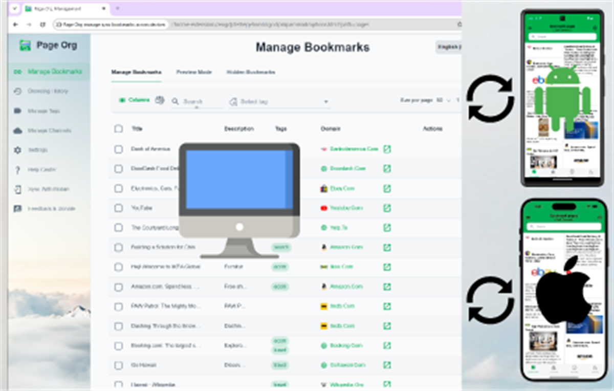 Bookmark, AI Tagging, Cache & Screenshot | PageOrg