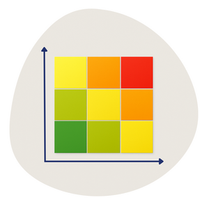 Risk Matrix / Heatmap - LeapLytics icon