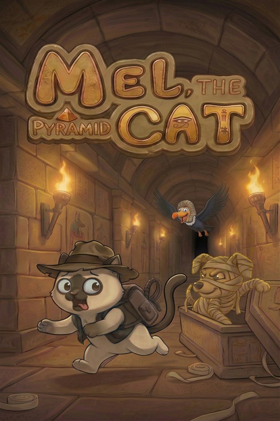Box shot of Mel The Pyramid Cat (Xbox One)
