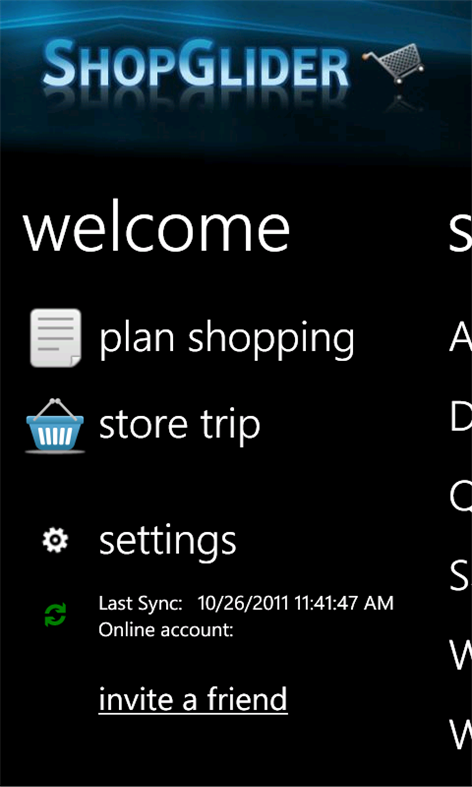 ShopGlider Shopping List Lite Screenshots 1