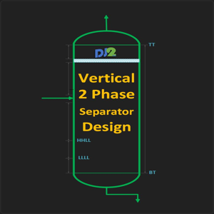 DJ2 Vertical 2Phase Separator Sizing