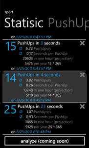 PushUp Counter Lite screenshot 2