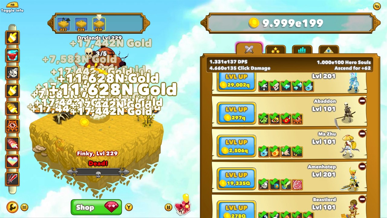 Clicker Heroes screenshot 5