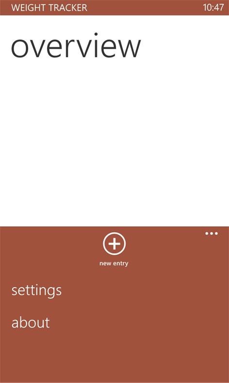 WeightTracker Screenshots 2
