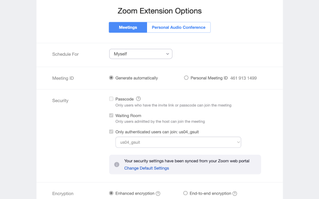 Zoom Edge Extension