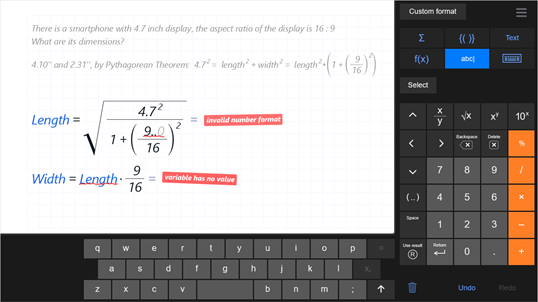 Visual Calculation Editor screenshot 3