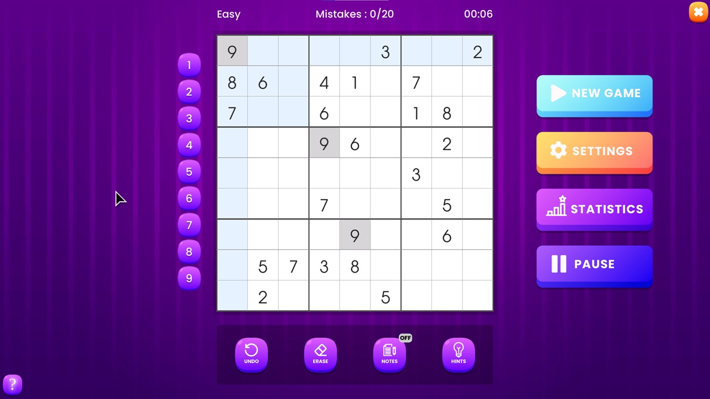 #4. Classic Sudoku PRO - PC & XBOX (Xbox) Podle: PandaSoftwares