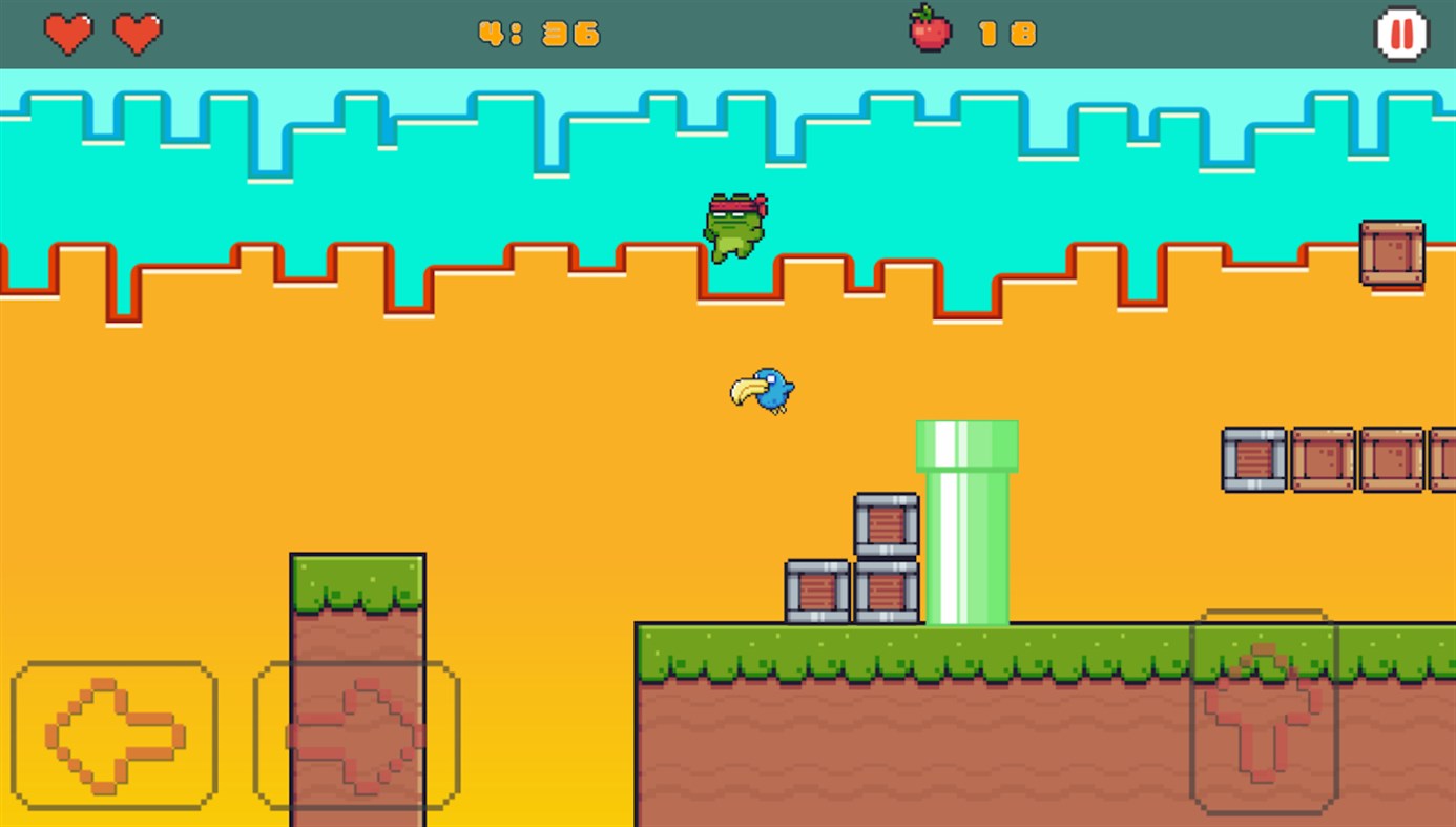 #4. Ninja Frog Quest (Windows) Podle: Khaoula Errami