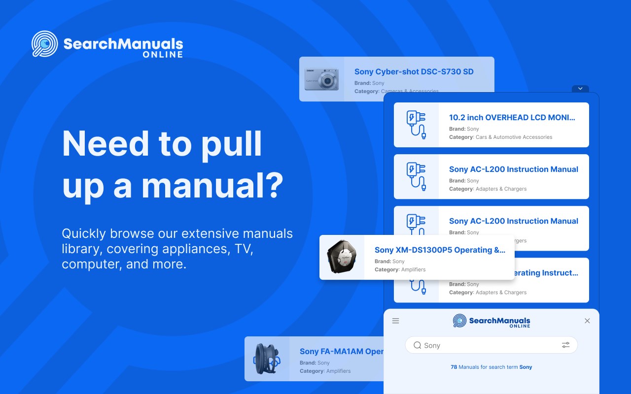 Search Manuals Online