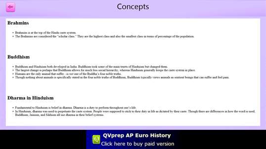 QVprep Lite AP World History screenshot 5