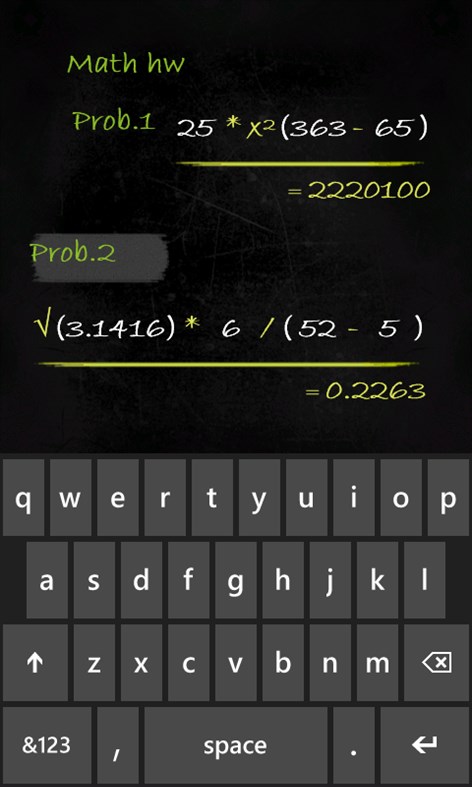 #1. Smartboard Calculator Free (Windows) โดย: ‪Melon Mobile LLC‬