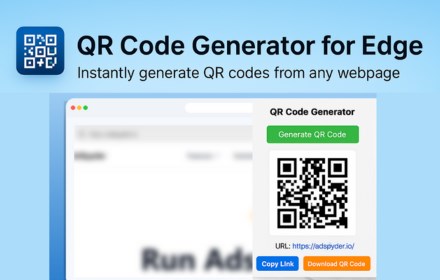 QR Code Generator for Edge
