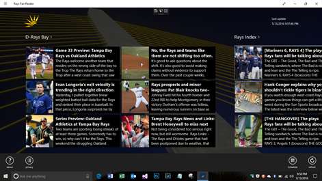 Rays Fan Reader Screenshots 1