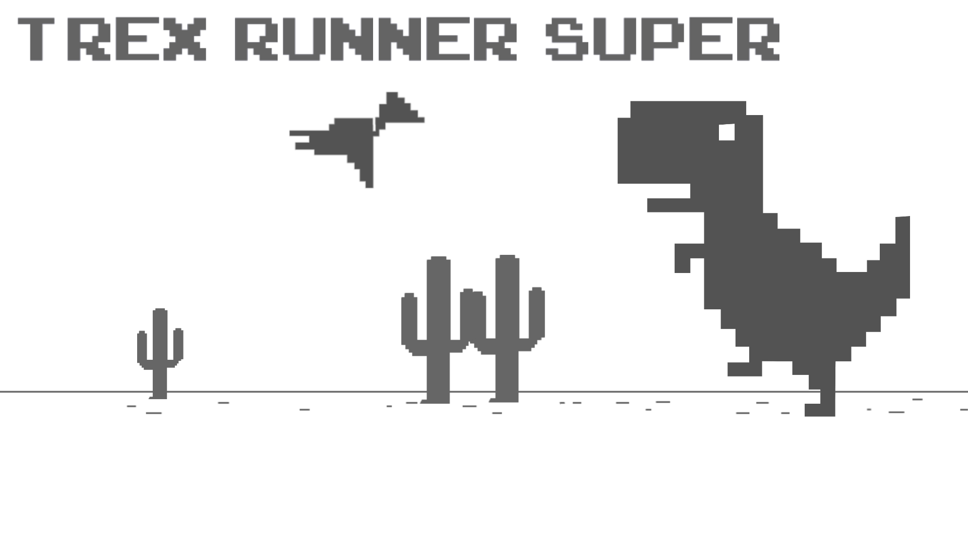 get dino runner trex chrome game