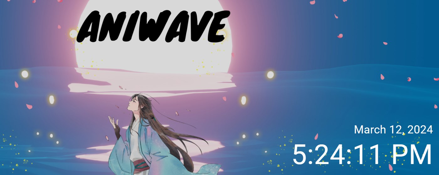 Aniwave Mom - Anime Full HD New Tab marquee promo image