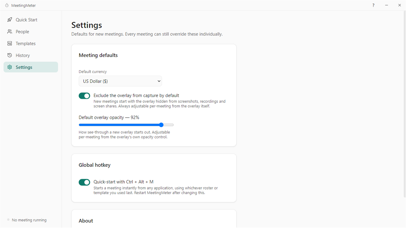 #5. MeetingMeter (Windows) By: Illusanato