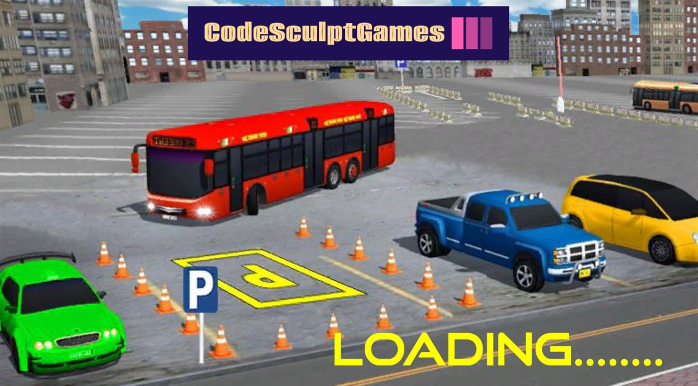 #3. Bus Driving Parking 3D (Windows) By: CodeSculpt Games