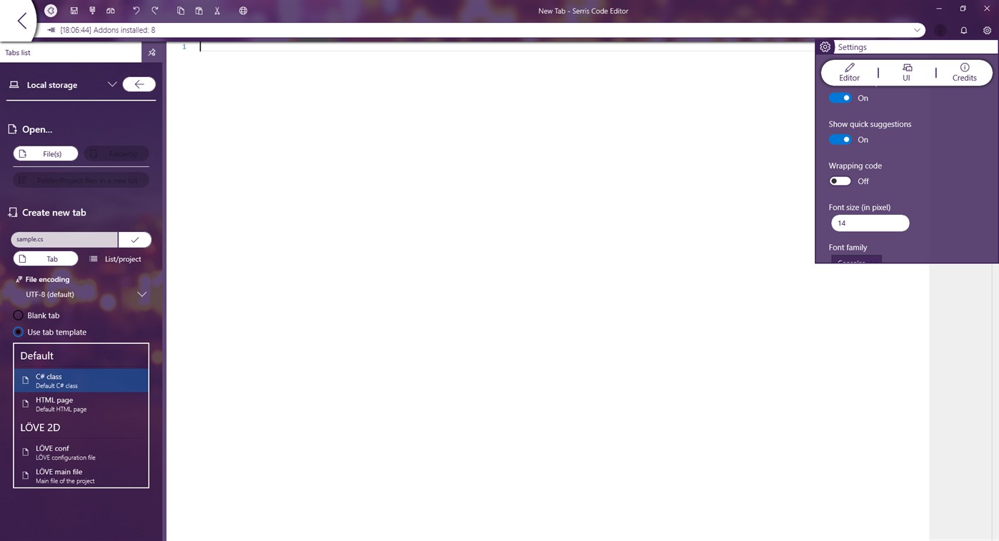#7. Serris Code Editor (Windows) 由: Seeriis