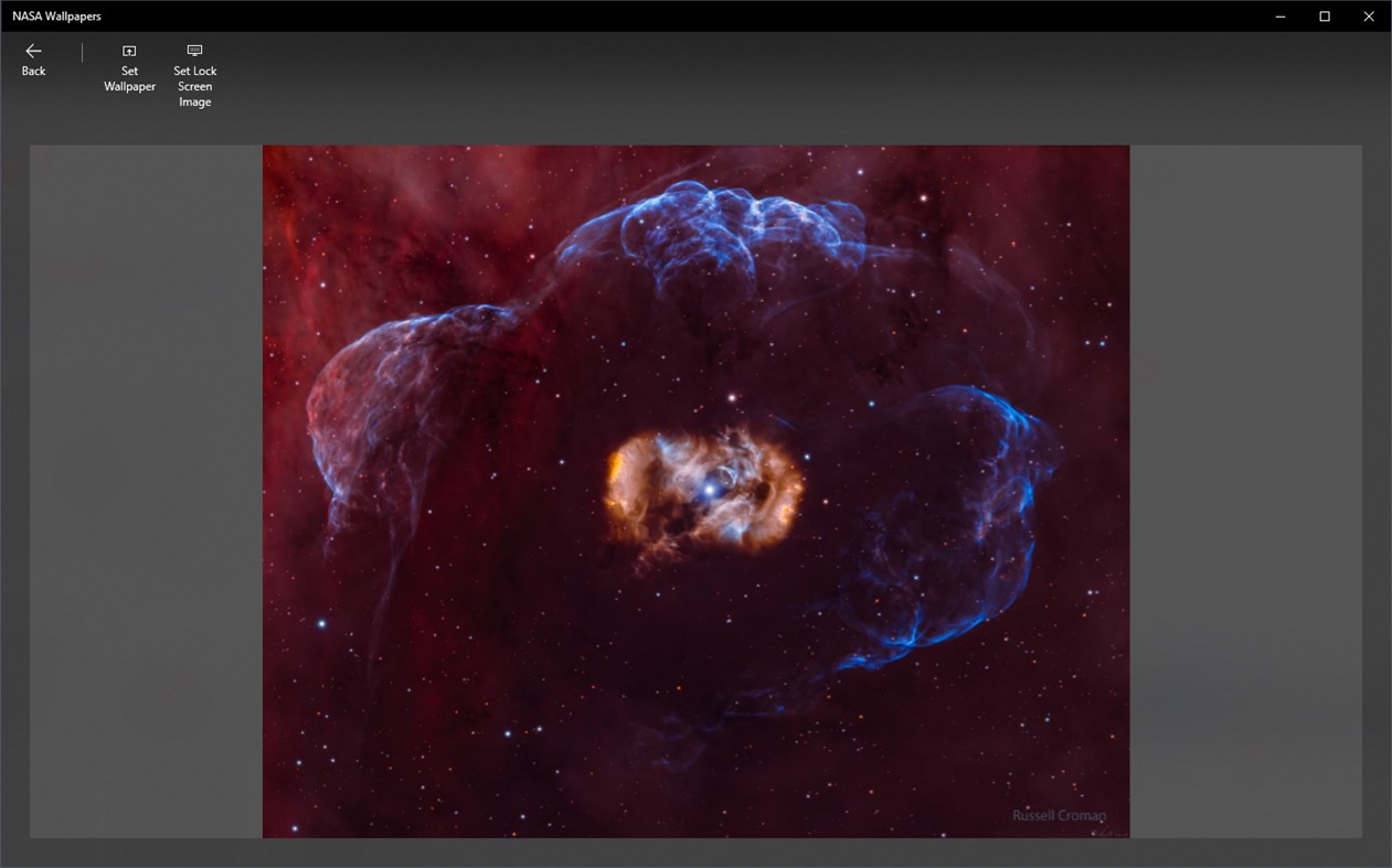 #3. NASA Wallpapers (Windows) Oleh: Roberto Baruffa - Pro