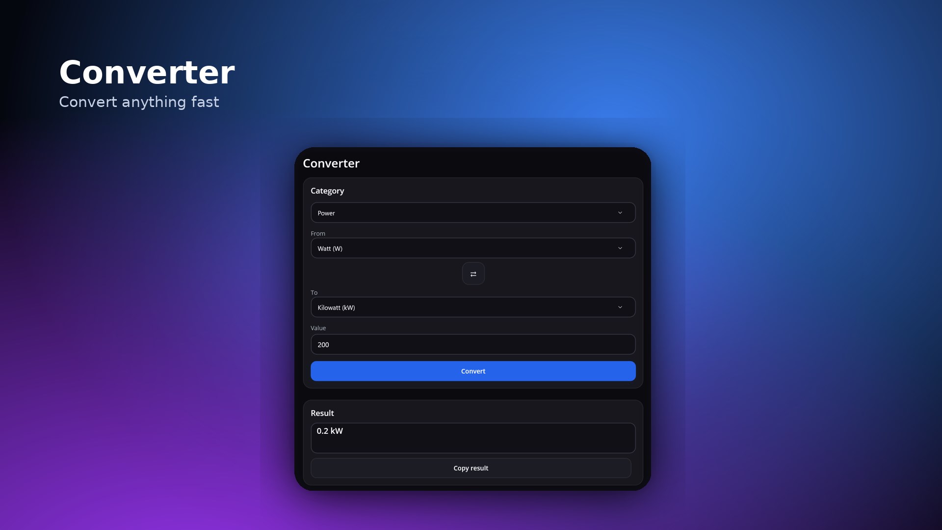 ARX Calculator screenshot