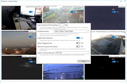 DVR.Webcam - Google Drive Edition screenshot 7