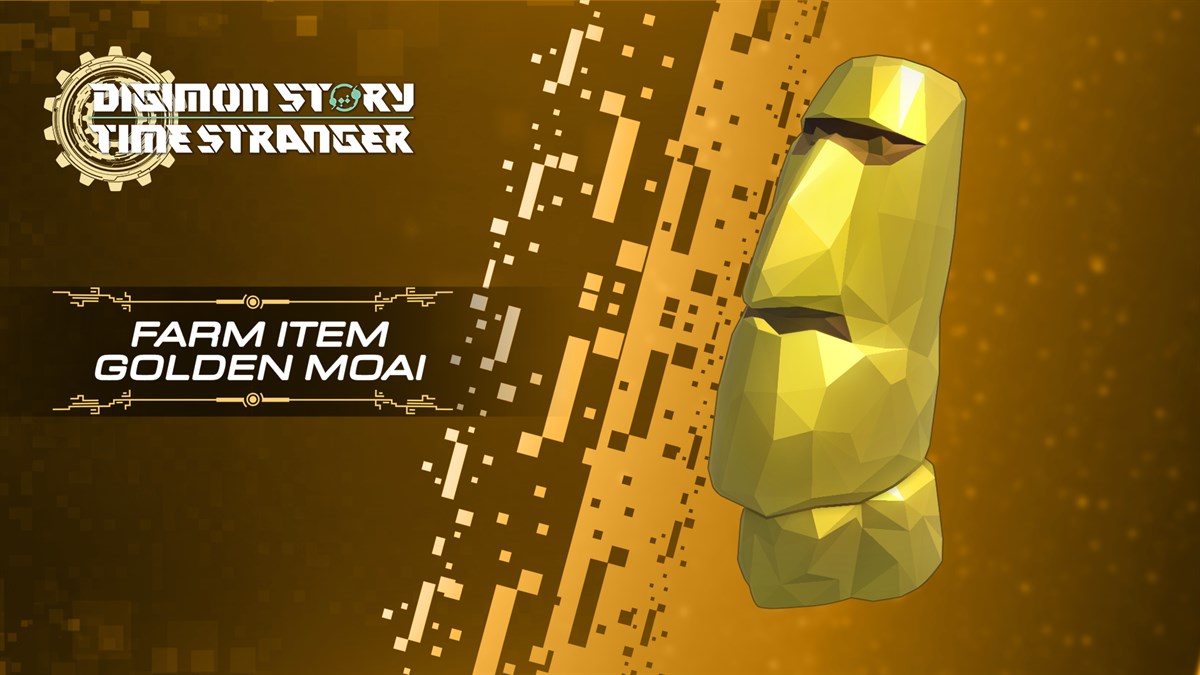 Digimon Story Time Stranger - Farm Item Golden Moai