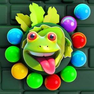 Frog Bubble Blast — Classic Balls Shoot