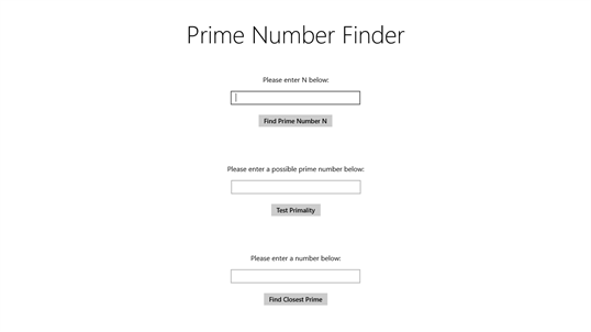 Prime Number Finder screenshot 1
