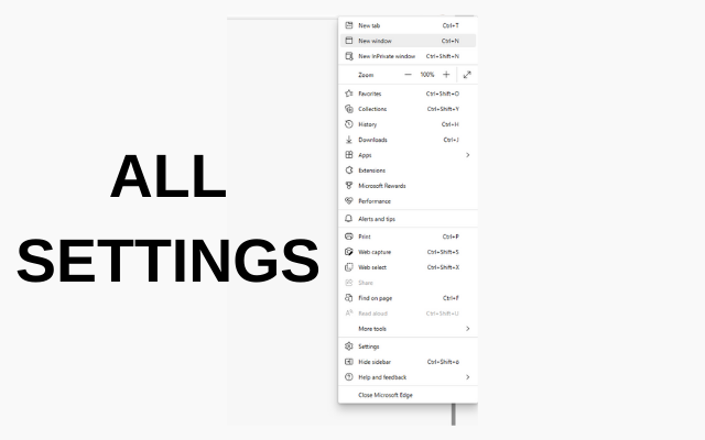 Settings Edge | Extension Page GoodSet