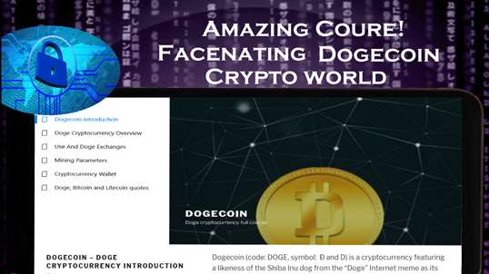 Dogecoin cryptocurrency (DOGE) - Full Crypto Guide screenshot 1