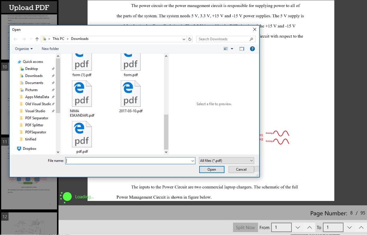 PDF Separator for Windows 10