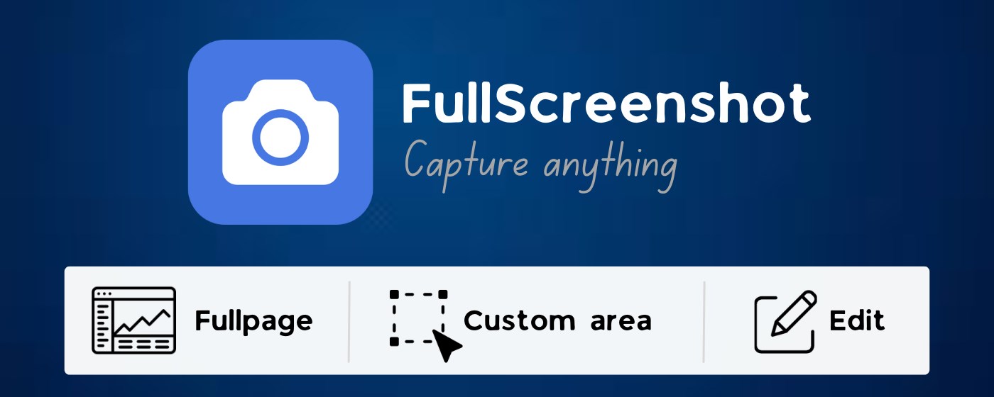 FullPageScreenshot - Custom Screenshots & Advanced Editor