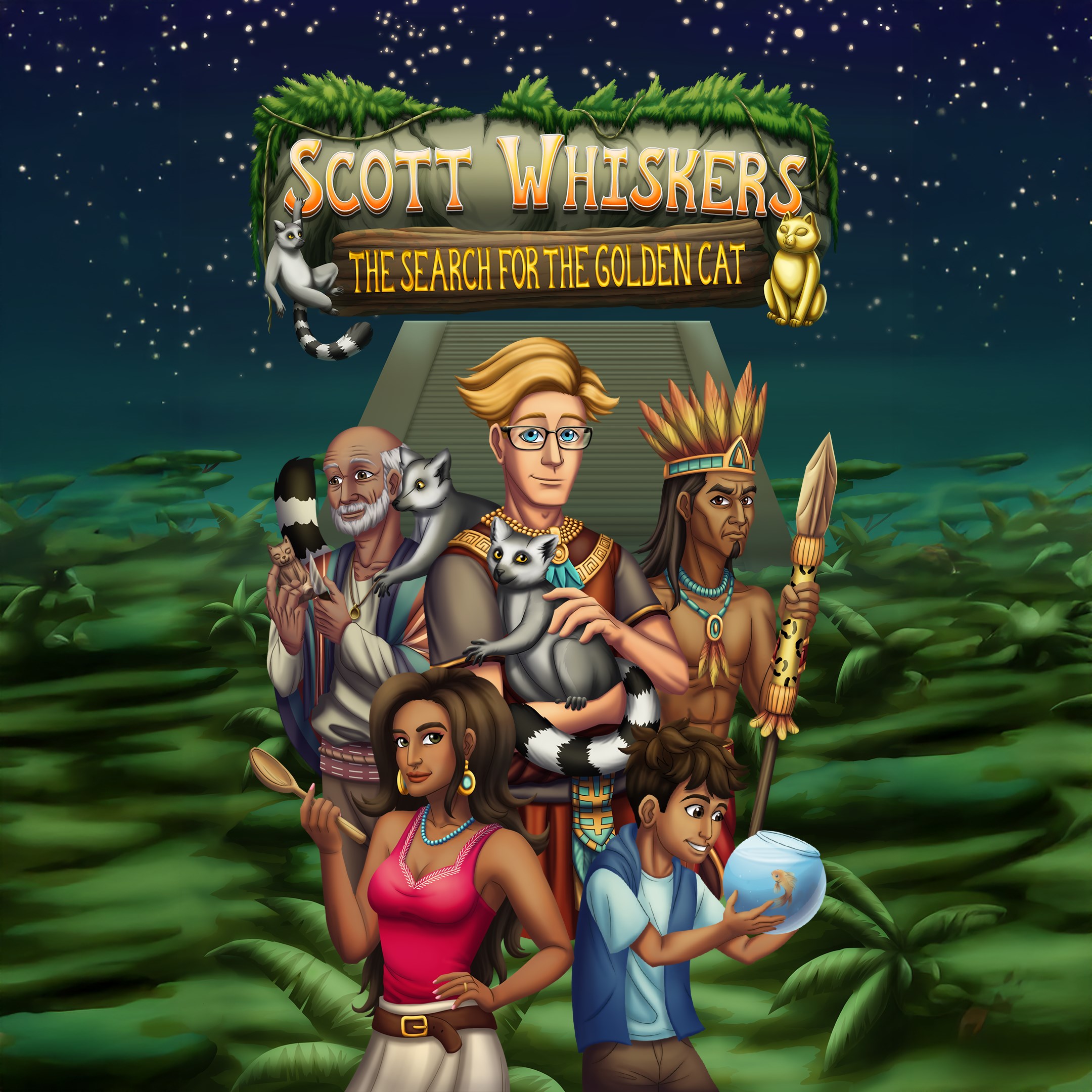 Scott Whiskers: the Search for the Golden Cat