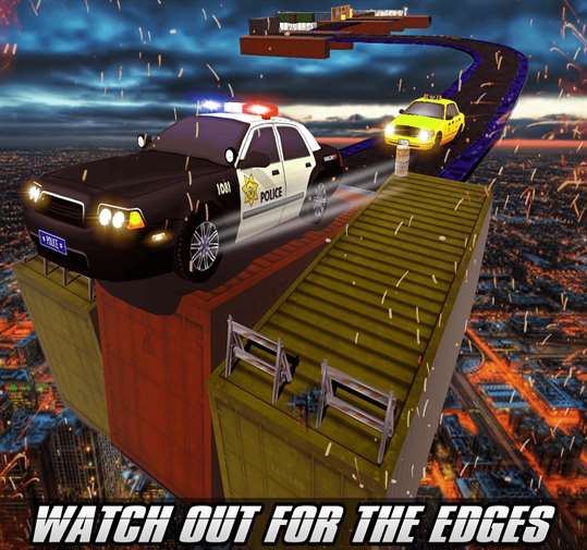 Impossible Track Police Car screenshot 2