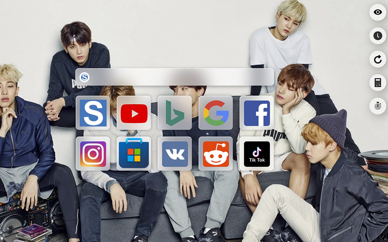 Bangtan Boys Members HD Wallpaper New Tab