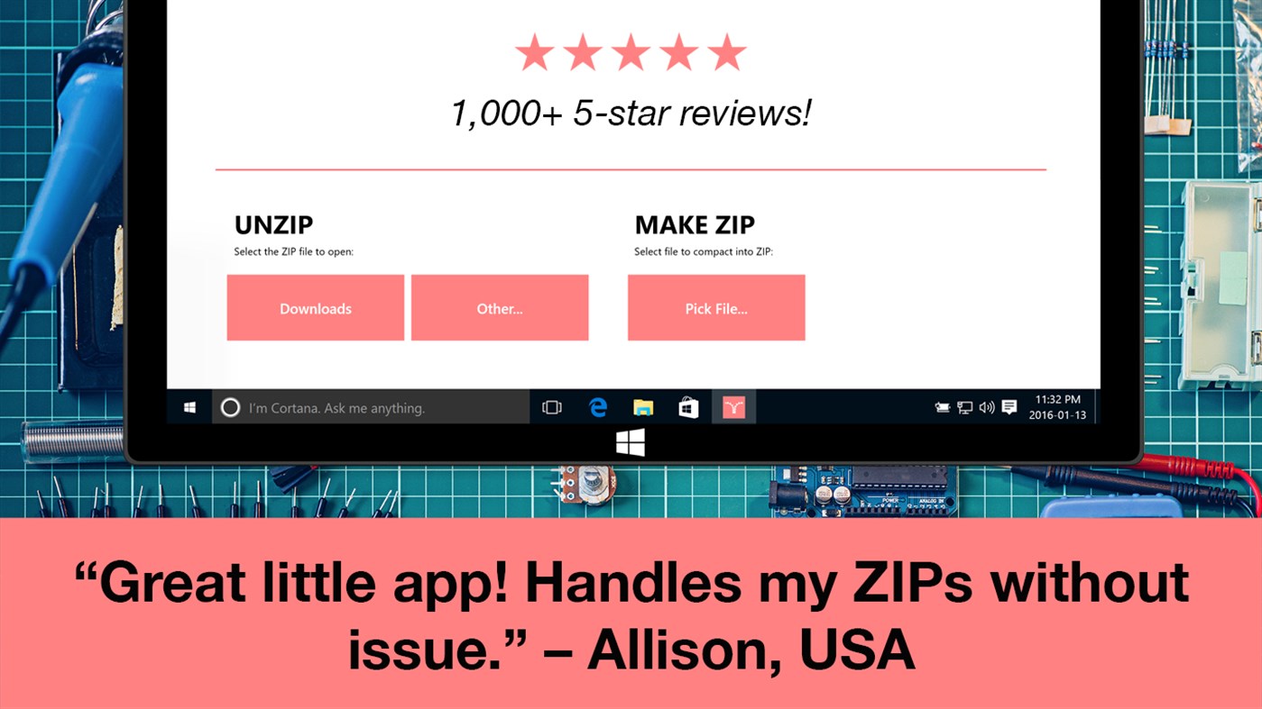 #2. Zip Opener (Windows) 게시자: Tiny Opener