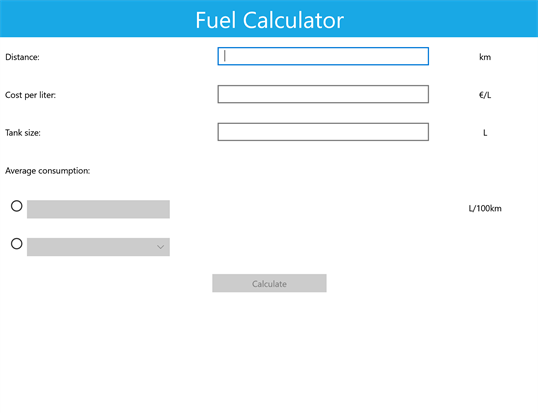 Fuel Calculator screenshot 2