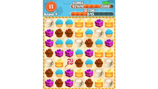 Cake Crush Crazy Swap screenshot 1