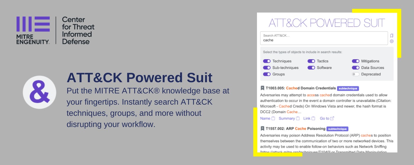 ATT&CK Powered Suit marquee promo image