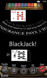 BlackJack-VegasStyle screenshot 1