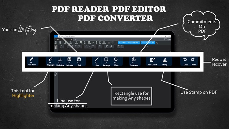 PDF Editor: PDF Reader - PC - (Windows)