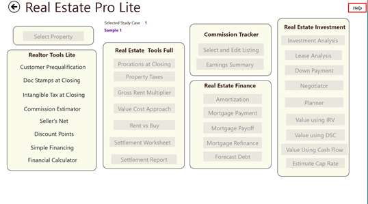 Real Estate Pro Lite screenshot 1