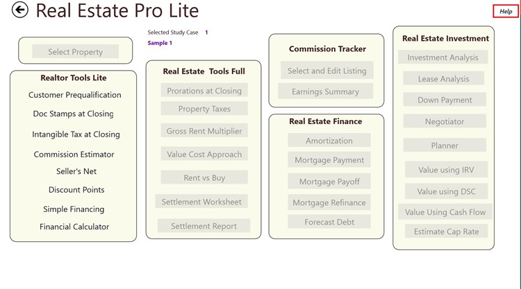 Real Estate Pro Lite - PC - (Windows)
