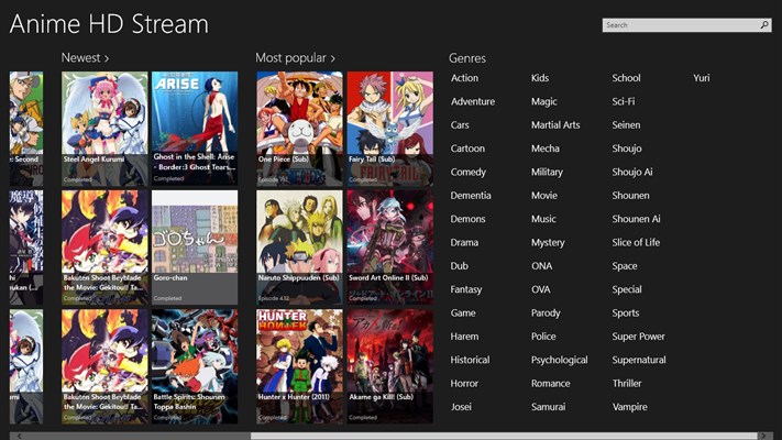 Developer Submission Anime HD Stream goes Universal for Developer Submission Anime HD Stream goes Universal for