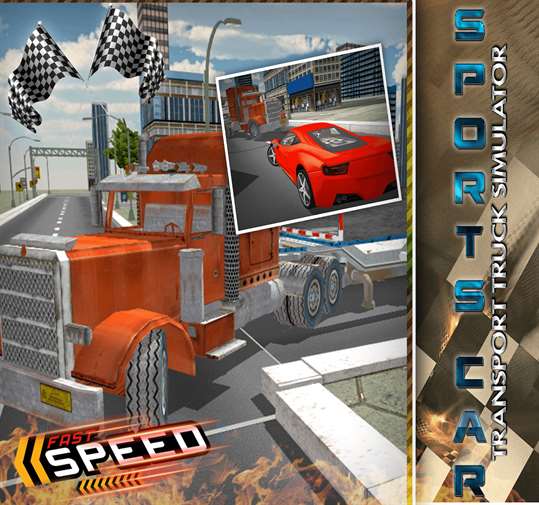 Sports Car Transport Truck Simulator screenshot 5