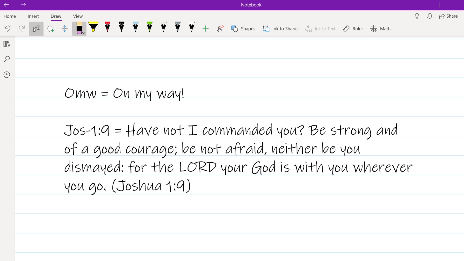 Bible verse organizer software