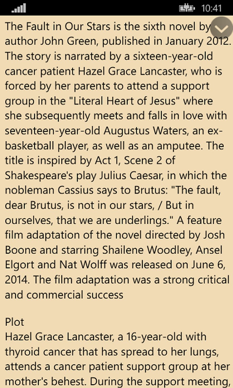 השג את The Fault In Our Stars Book Microsoft Store He Il