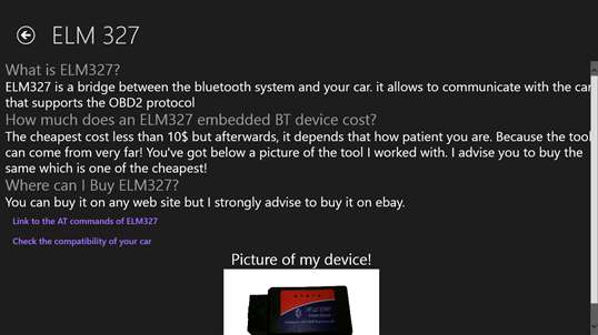 Use freely ELM327 ! screenshot 2