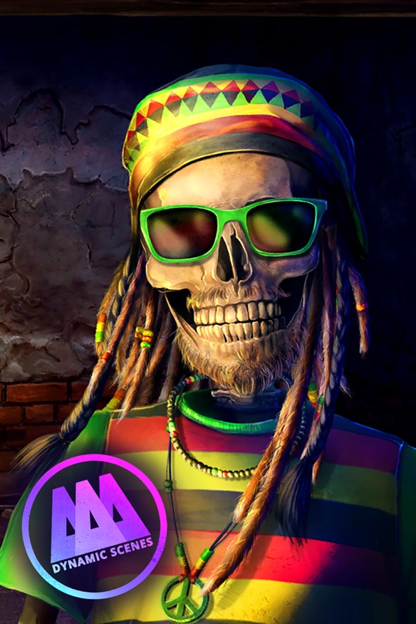 AAA Dynamic Scenes - Happy Reggae Skeleton Dynamic Scene Xbox Series X|S and Xbox One cover art